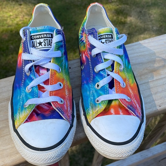 Converse Tie Dye Chuck Taylor All Star Sneakers Size 3 - Picture 4 of 10